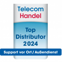 Auszeichnung Top Distributor 2024 von Telecom Handel